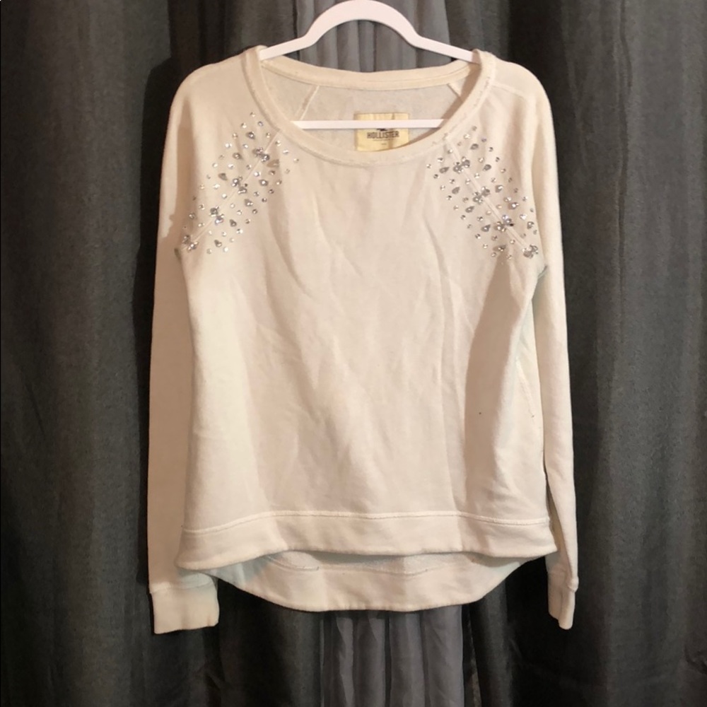 White Sweater with Sequins